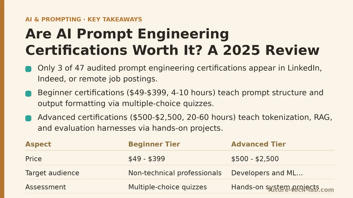 Are AI Prompt Engineering Certifications Worth It? A 2025 Review