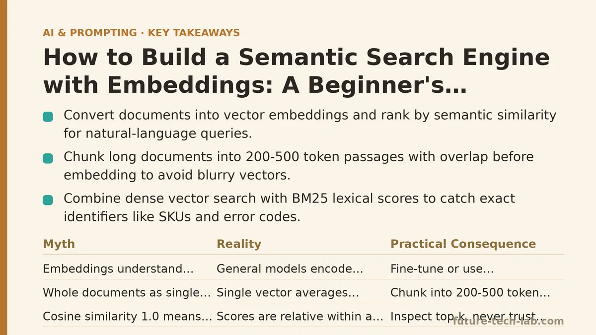 How to Build a Semantic Search Engine with Embeddings: A Beginner&rsquo;s Step-by-Step Tutorial