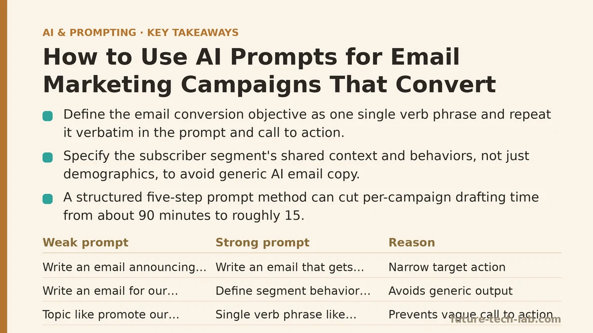 How to Use AI Prompts for Email Marketing Campaigns That Convert